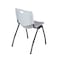 Cain Cain Round Table & Chair Set, Wood, Metal, Plastic Top, Mahogany TB42RNDMH47GY - alternate 4